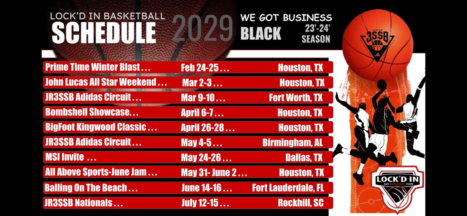 Lock'D In 2029 Black_2024 Schedule